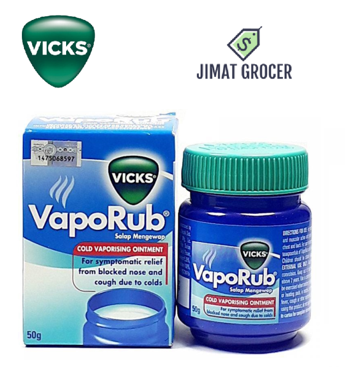 Vicks Vaporub Nose Block Relief 50g Lazada