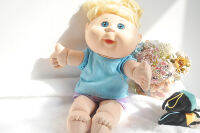 Vintage Retro Doll Cute Cabbage Patch Kids Reborn Baby Doll Girl Birthday Gift Collection