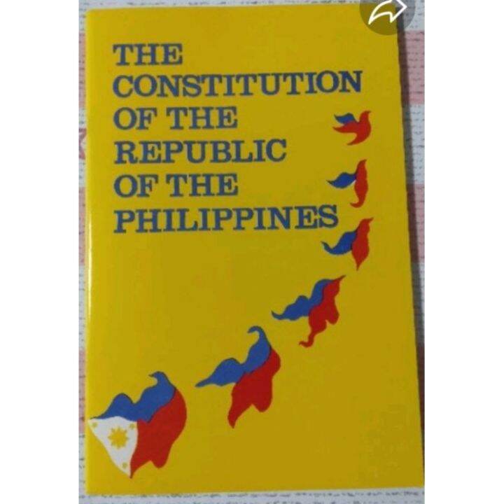 THE CONSTITUTION OF THE REPUBLIC OF THE PHILIPPINES | Lazada PH