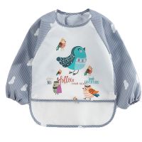 【CW】 Baby Kids Toddler Bibs Scarf Sleeve Feeding Bib Apron Infant Boys Burp Cloths Clothing Accessories