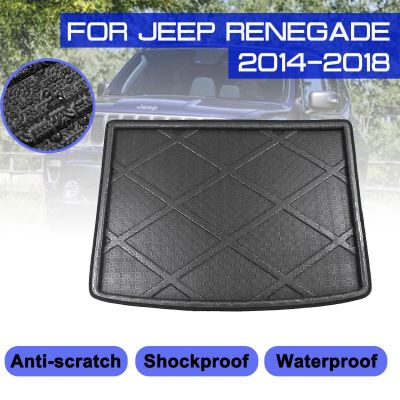 สำหรับ Jeep Renegade 2014 2015 2016 2017 2018พรมปูพื้นรถยนต์พรมด้านหลัง Anti-Mud Cover