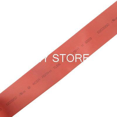 3.28Ft 1M 20mm Dia Red Polyolefin Heat Shrink Tube Tubing Cable Management