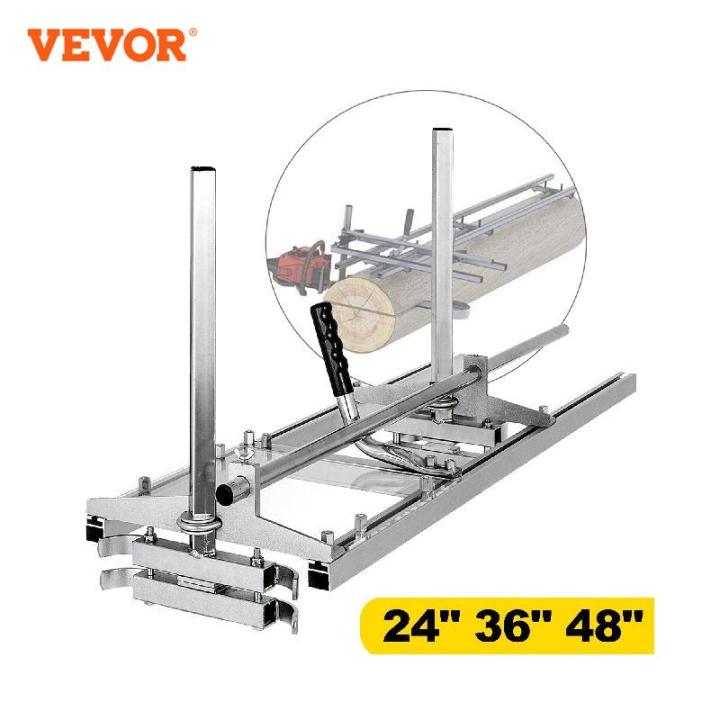 VEVOR Chainsaw Mill Planking Milling 24 36 48 Inch Guide Bar Wood