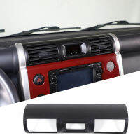 สำหรับ Toyota FJ Cruiser 2007-2021 Matte Black รถภายในศูนย์ควบคุมเครื่องปรับอากาศ Air Outlet กรอบป้องกัน Trim