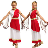 SATCOPY Children Kids Roman Greek Princess Goddess Venus Athena Costumes Halloween Purim Carnival Party Masquerade Role Play