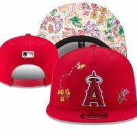 ✉۞ M.L.B Casual Classic LosAngeles Angels Unisex Men Women Curve Brim Baseball Cap Strapback Hat