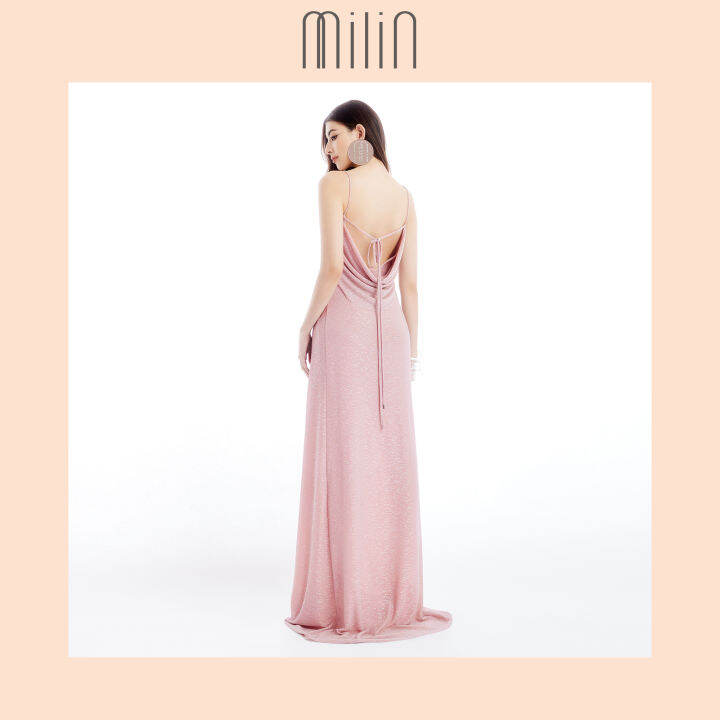 milin-glitter-front-drape-with-open-back-spaghetti-straps-dress-เดรสยาวสายสปาเกตตี้จับจีบเว้าหลังผ้ากลิตเตอร์ตกแต่งชิ้นผ้าจับจีบด้านหลัง-41-tipsy-martini-maxi-dress