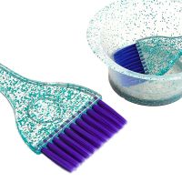 ┇✔▨ Hair Dye Brush Plastic Crystal Hair Coloring Applicator Brush Hair Comb Barber Tools Salon Hair Styling Professional Accessories