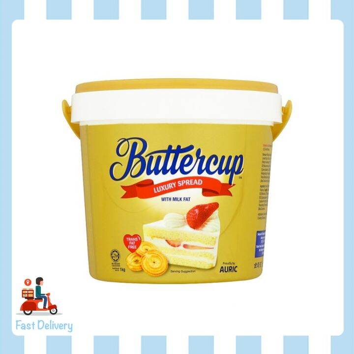 BUTTERCUP BUTTER/LUXURY SPREAD/TRANS FAT FREE 1KG Lazada