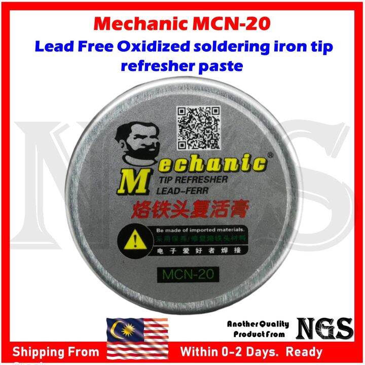 Mechanic MCN-20 Lead Free Oxidized soldering iron tip refresher paste ...
