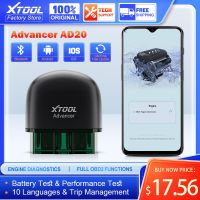 XTOOL AD20 OBDII Scanner For Engine System Diagnostic Code Reader HUD Display Car Scanner Perfromance Test Lifetime Free Update