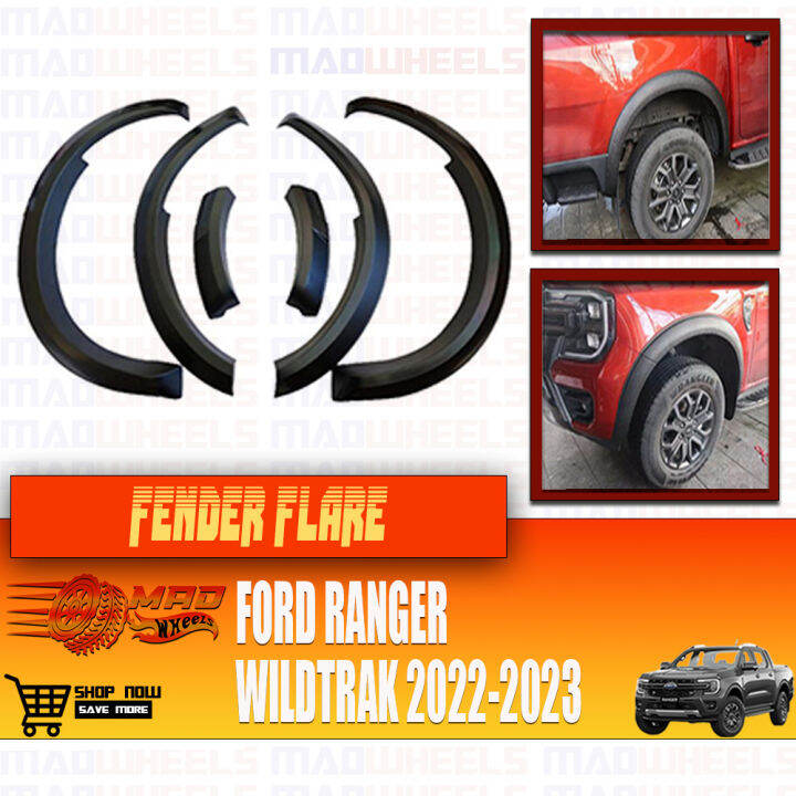 Ford Ranger Wildtrak 2022-2023 Oem Slim Fender Flare (Black) | Lazada PH