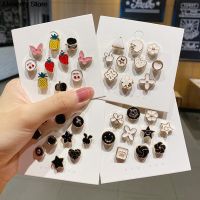 【YF】 10Pcs Fashion Brooch Pin Decoration Anti-Exposure Buckle Neck Fastener Accessory