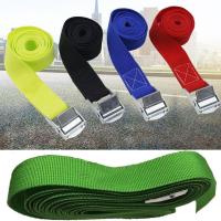 2M Buckle Tie-Down Belt cargo straps for Car motorcycle bike With Metal Buckle Tow Rope Strong Ratchet Belt for Luggage Bag