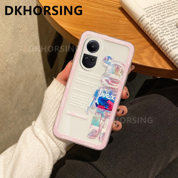 dkhorsing-เคสลายการ์ตูนสำหรับ-oppo-reno-10-reno10-pro-reno10-pro-เคสโทรศัพท์หมีน่ารัก-oppo-reno-10-5g-กันกระแทกแบบใสเคสกันกระแทก10pro-oppo-reno-บวก5g