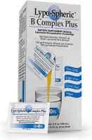 LivOn Laboratories Lypo-Spheric B Complex Plus 195 mg B Vitamins, Minerals &amp; Cinnamon Per Packet - Liposome Encapsulated for Maximum Bioavailability - Non-GMO Essential Phospholipids ขนาด 30 Packets x 0.2 fl. oz.