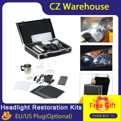 Automobile Headlight Restoration Kits Car Headlight Polish Repair Tool Glass Scratch Repair Headlight Renovation EU PLUG