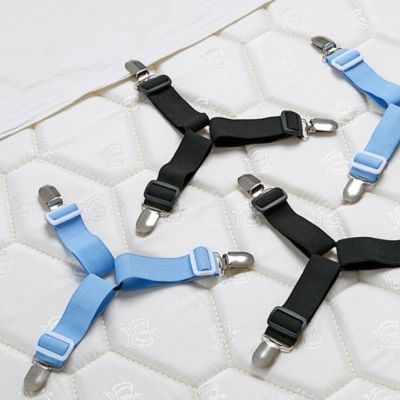 4Pcs/Set bed blanket clips Grippers Belt Fastener Bed Sheet Clips Mattress Cover Blankets Holder Home Textiles Organize Gadgets