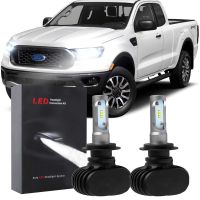 หลอดไฟหน้าฮาโลเจน LED 6000K สีขาว แบบเปลี่ยน สําหรับ Ford Ranger 2019 2020 รับประกัน 10 เดือน