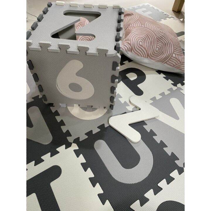 Factory direct sales ABC 123 geo eva playmat kidsmat puzzle mat Lazada PH