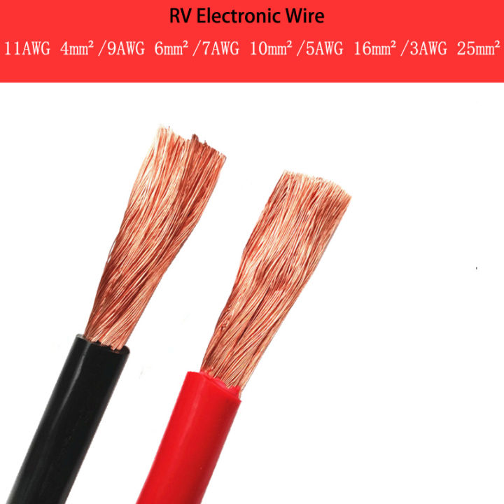 11Awg/9AWG/7AWG/5AWG/3AWG 1m RV Electronic Wire PVC Flame-Retardant ...