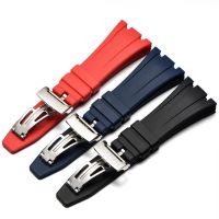 ✴ Silicone Watch Strap for AP Aibi 15400 Royal Oak Series Waterproof Sweat-Proof Rubber Watch Band Mens Accessories 26mm27mm28mm