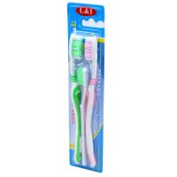 ชุดแปรงสีฟันครอบครัว แปรงสีฟันขนนุ่ม แพ็ค 3 ชิ้น (คละสี)  รุ่น Toothbrush-family-pack-3-pieces-00h-Boss