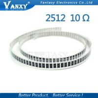 50ชิ้น2512ตัวต้านทาน SMD 5% 10โอห์ม1วัตต์10R 100