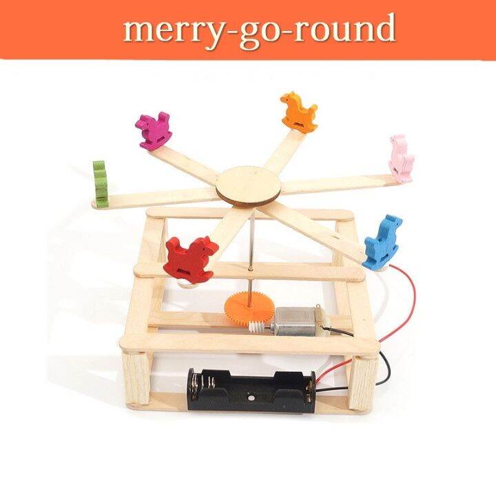 【Ready stock】 Science Making DIY Carousel Children Science Experiment ...