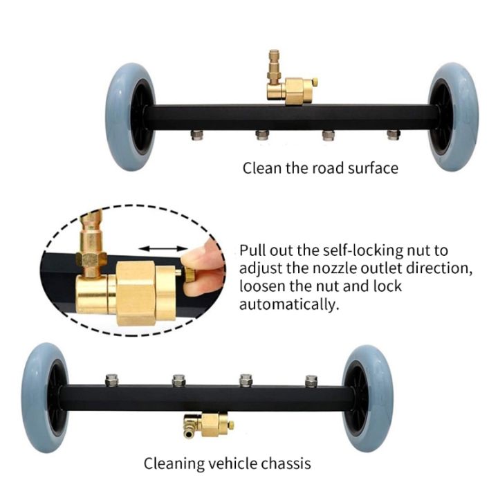 น้ำยาล้างเครื่องล้างแรงดันสูงใต้รถ-4000psi-ล้างตัวถังรถรถยนต์ไฟฟ้าล้างไม้กวาดน้ำก้นหัวรถจักร