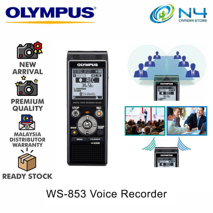 Olympus Voice Recorder WS853 (Original Malaysia Warranty) Lazada
