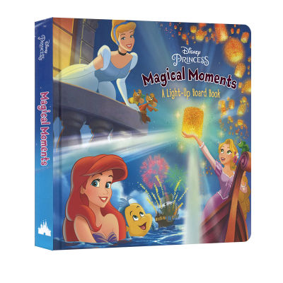 D.isney magic moments a light up D.isney Aladdin Princess Cinderella magic moment cardboard book luminous book with detachable battery luminous story picture book