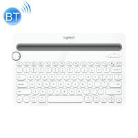 SmartPhonemall Logitech K480 Multi-device Bluetooth 3.0 Wireless Bluetooth Keyboard with Stand (White)