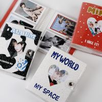 อัลบั้มรูปภาพ 64 ช่อง ขนาดเล็ก สําหรับโฟโต้การ์ด KPOP LOMO 3 นิ้ว Instax และนามบัตร 7s 8 25 50s