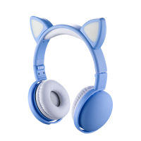 Cat with Mic Noise Bluetooth 5.0 Kids Support TF Card Gaming Headset