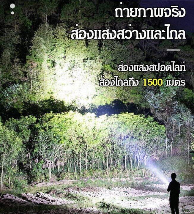 agetet-ไฟฉายแบบเลื่อนยืดหดใหม่-แบบชาร์จ-แบตเตอรี่-ใช้งานสะดวก-ไฟสะท้อนไกล