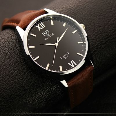 （A Decent035）YAZOLEWatch Men 2021 TopLuxury นาฬิกาข้อมือที่มีชื่อเสียงชายนาฬิกา Hodinky Quartz-นาฬิกา Relogio Masculino Montre Homme