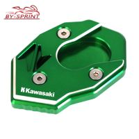 รถจักรยานยนต์สำหรับ Z650 Z900 Z1000 Z1000SX Z800 ER-6N ZX6R ZX10R CNC อลูมิเนียม Kickstand Plate Pad Stand