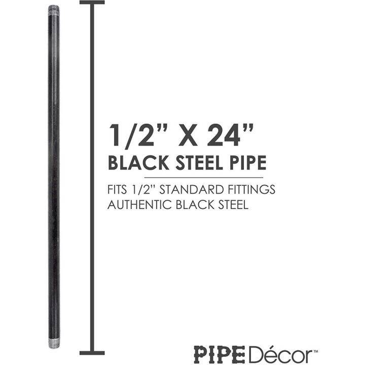 Black Iron Pipe 24 Inches 1/2 Lazada PH