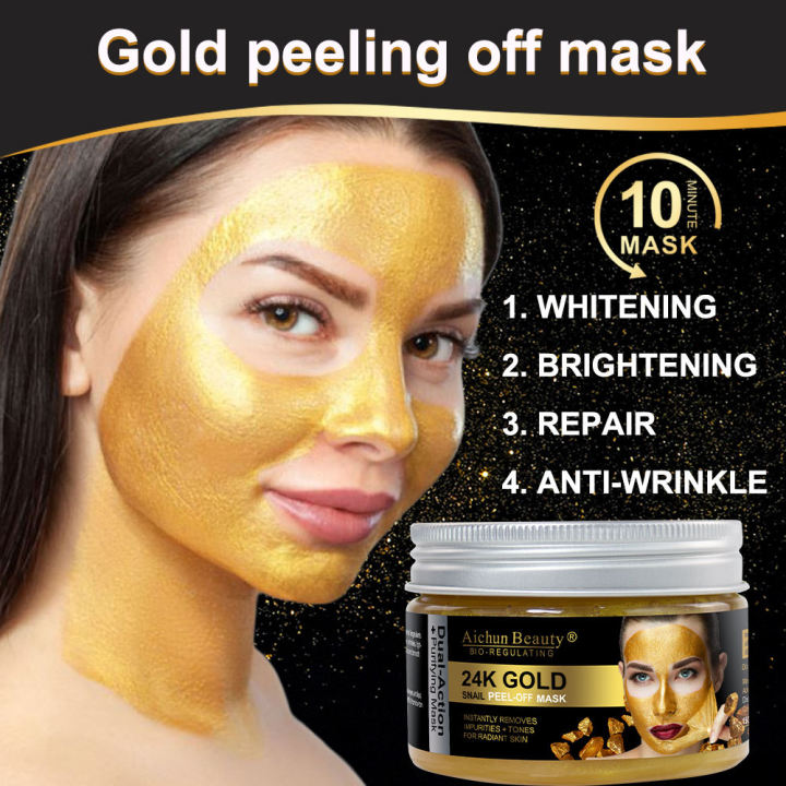 24k-gold-snail-face-peel-off-mask-remove-blackheads-acne-scars-whitening-brighten-deep-nourishing-repair-anti-wrinkles-skin-care