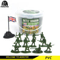 Monster 3ซม.100Pcs Miniทหาร12เด็กสไตล์ทหารพลาสติกของเล่นทหารArmy Men Figures Pvc Miniature Collectionของเล่นตัวเลขการกระทำของเล่นเด็กการศึกษาของเล่นเด็กของเล่นสำหรับหญิง