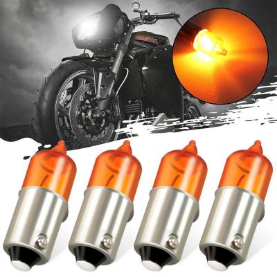 12V 21W Amber Universal Auto Motor Motorbike Scooter Indicator Light Bulbs Miniature Mini Q4Y2