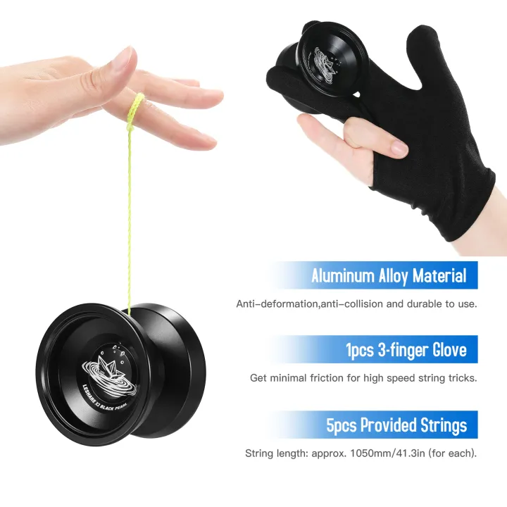 อลูมิเนียม-yoyo-ball-การแข่งขัน-yo-yo-ของขวัญกับแบริ่งสตริงและถุงมือ