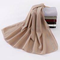 New pearl chiffon long towel single head love hot drilling scarf hui fabric my hijab scarf Muslim Middle East