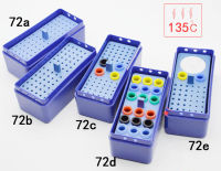 1Pc ทันตกรรม72หลุม Autoclavable ฆ่าเชื้อ Endo กล่อง Bur Block ผู้ถือสำหรับ Diamond Bur Reamer และ Endodontic ไฟล์