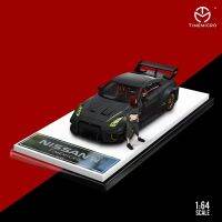 Timemicro 1:64ของตกแต่งรถโลหะผสมโมเดลรถ Nissan Gtr3.0 Lbwk