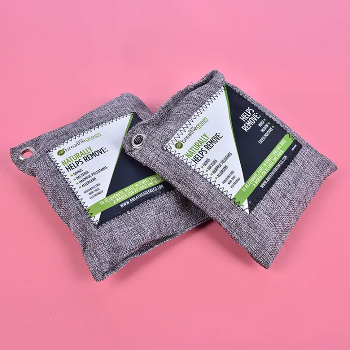 YKS 1 Pack Breathe Green Eco Charcoal Air Purifying Bag (200 Gram