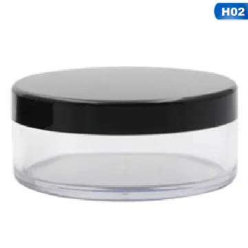 50g Plastic Empty Loose Powder Pot With Sieve Cosmetic Makeup Jar Container