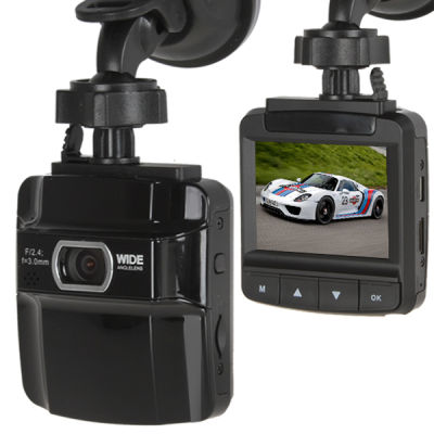 กล้องวิดีโอรถยนต์ขนาดเล็กเต็ม HD 1080P รูปแบบ H.264 2.4นิ้ว LTPS 148เลนส์มุมกว้าง