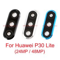 สำหรับ Huawei P30 Lite P30lite / Nova 4E ฝาหลังเลนส์กล้องมองหลังพร้อม24MP โลหะที่ยึดเฟรม/48MP อะไหล่ซ่อม